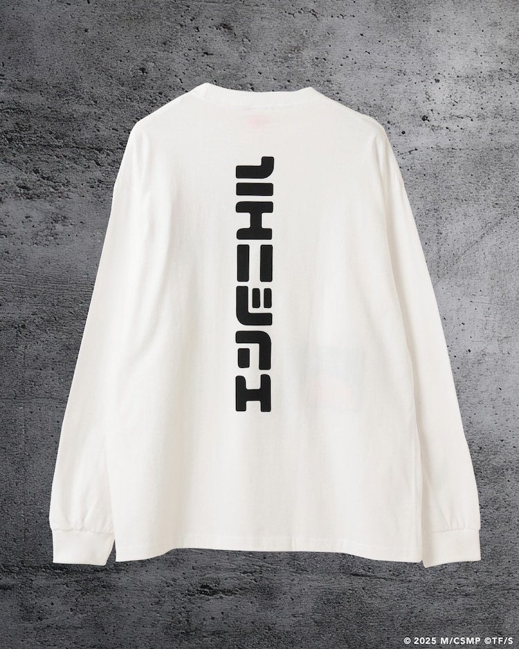 天使の悪魔 ロングスリーブ Tシャツ 表（税込8800円 / ホワイト / S、M 
