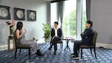 「ボクらの時代」9月21日放送回に出演した広瀬すず(左)、妻夫木聡(中央)、大友啓史(右) ©フジテレビ