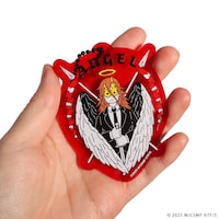 劇場版「チェンソーマン レゼ篇」ナタリーストアオリジナルTシャツに付属するキーホルダー