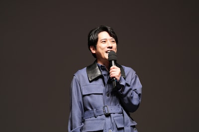 第30回釜山国際映画祭内「8番出口」公式上映前挨拶に参加した二宮和也