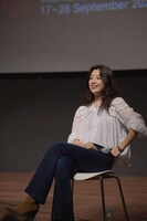第30回釜山国際映画祭での「匿名の恋人たち」ワールドプレミアに登壇したハン・ヒョジュ