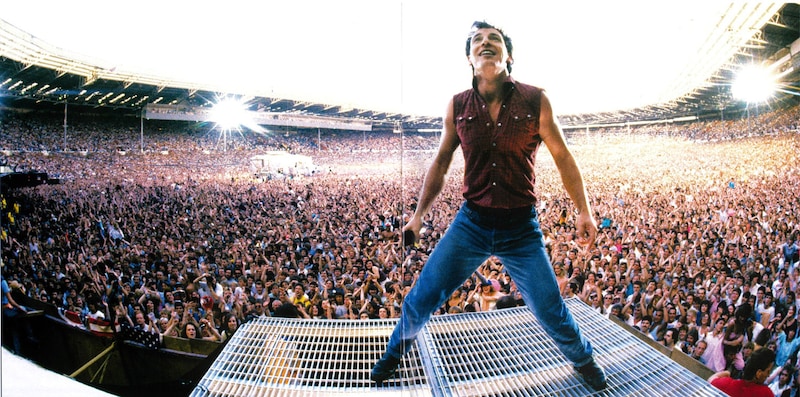 ブルース・スプリングスティーン「BORN IN THE USA Tour Live 1984」当時の写真