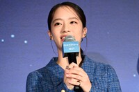 映画「ストロベリームーン 余命半年の恋」完成披露試写会に登壇した池端杏慈