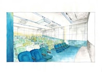 ロードショー・映画館サブスク制のハイブリッド型ミニシアター「CineMalice（シネマリス）」シアター2スケッチ