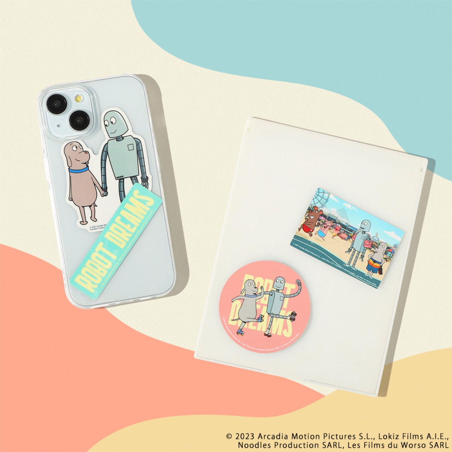 映画「ロボット・ドリームズ」ステッカーセット（税込1320円）