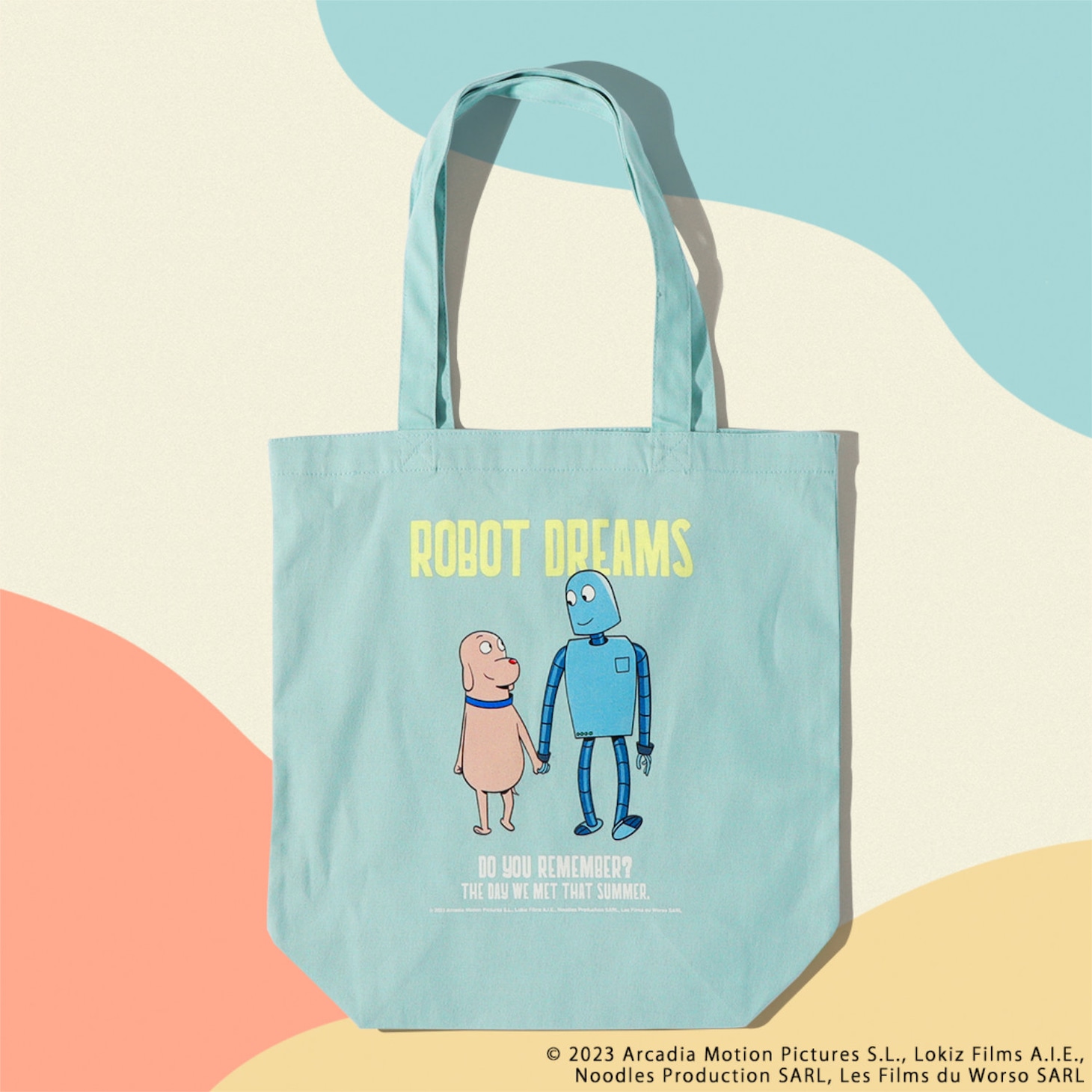 映画「ロボット・ドリームズ」ドッグ＆ロボット トートバッグ（税込3300円）