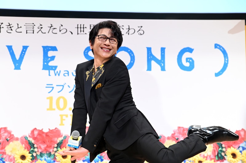 映画「（LOVE SONG）」ジャパンプレミアに登壇した及川光博