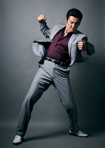 ドラマ「龍が如く」で桐生一馬を演じる本宮泰風