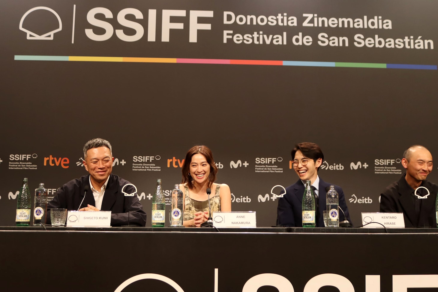 第73回サンセバスチャン国際映画祭記者会見の様子