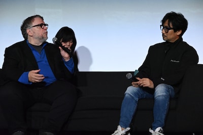 左からギレルモ・デル・トロ、小島秀夫