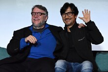 左からギレルモ・デル・トロ、小島秀夫