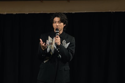 第38回ヘルシンキ国際映画祭で行われた「爆弾」のワールドプレミア上映に登壇した山田裕貴