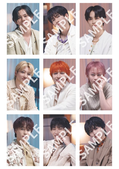 「超特急 The Movie RE:VE」ムビチケカード特典となるオリジナルトレカのビジュアル（全9種ランダム）