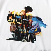 劇場版「チェンソーマン レゼ篇」ナタリーストアによるオリジナルTシャツ第2弾・Q-TAのデザイン（ホワイト）