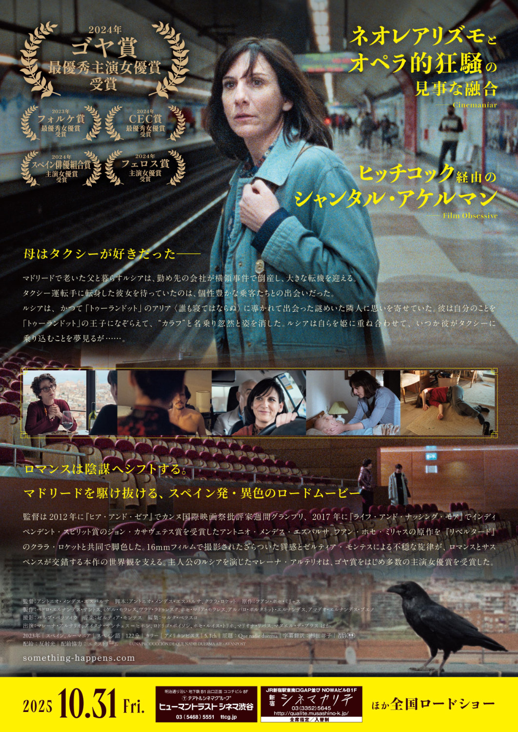 「サムシング・ハプンズ・トゥ・ミー」チラシ裏ビジュアル