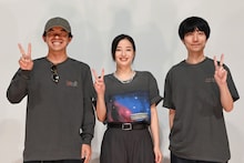 左から仲野太賀、広瀬すず、奥山由之