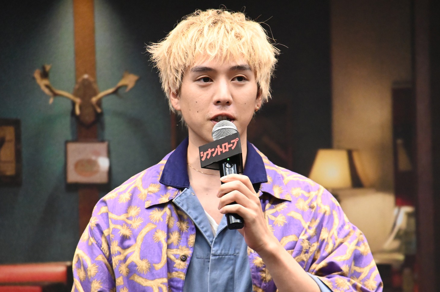 ドラマ「シナントロープ」記者会見に登壇した坂東龍汰