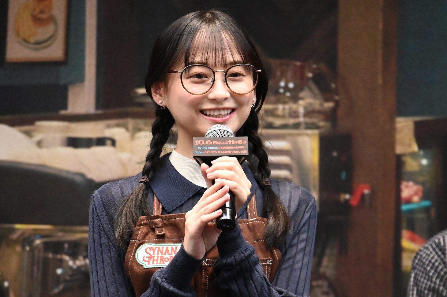 ドラマ「シナントロープ」記者会見に登壇した影山優佳