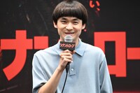 ドラマ「シナントロープ」記者会見に登壇した萩原護