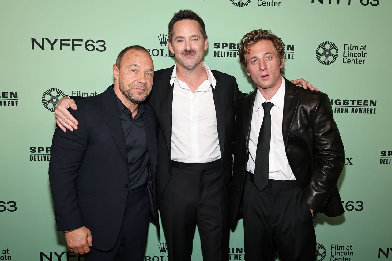 第63回ニューヨーク映画祭にて、左からスティーヴン・グレアム、スコット・クーパー、ジェレミー・アレン・ホワイト ©Jamie McCarthy