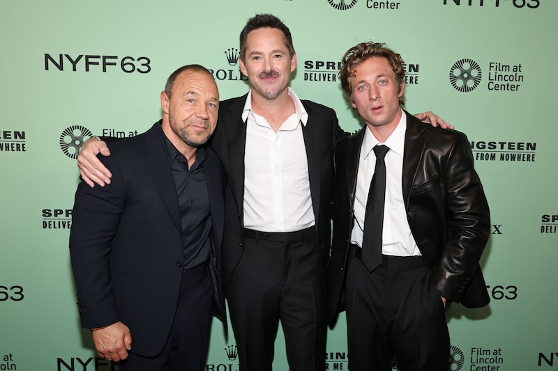 第63回ニューヨーク映画祭にて、左からスティーヴン・グレアム、スコット・クーパー、ジェレミー・アレン・ホワイト ©Jamie McCarthy