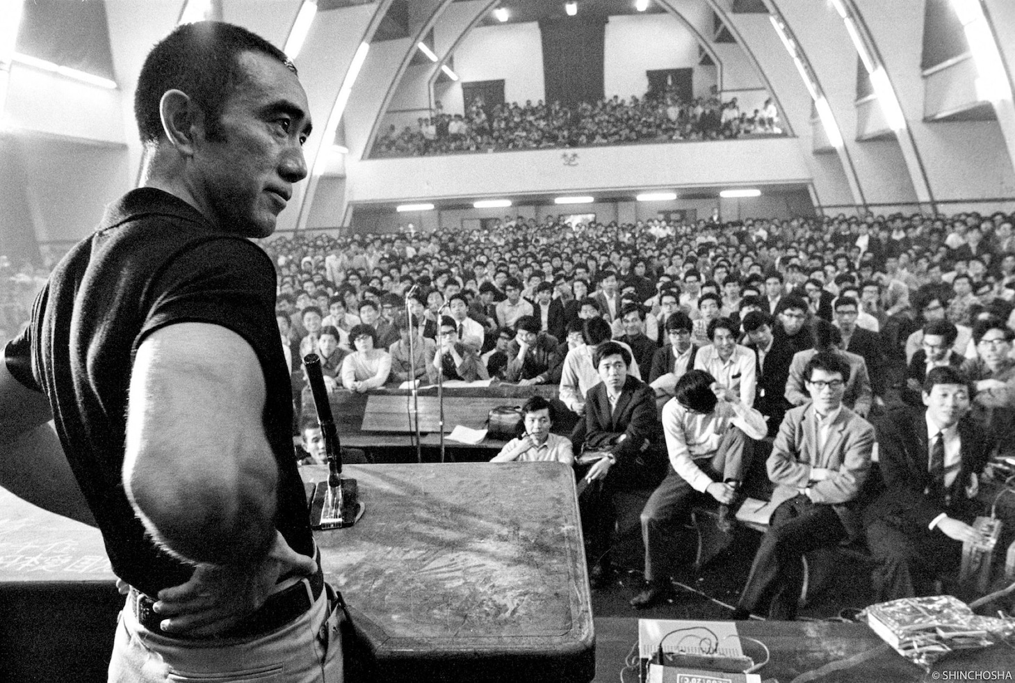 「三島由紀夫vs東大全共闘 50年目の真実」場面写真 ©“Mishima: The Last Debate” Film Partners ©SHINCHOSHA