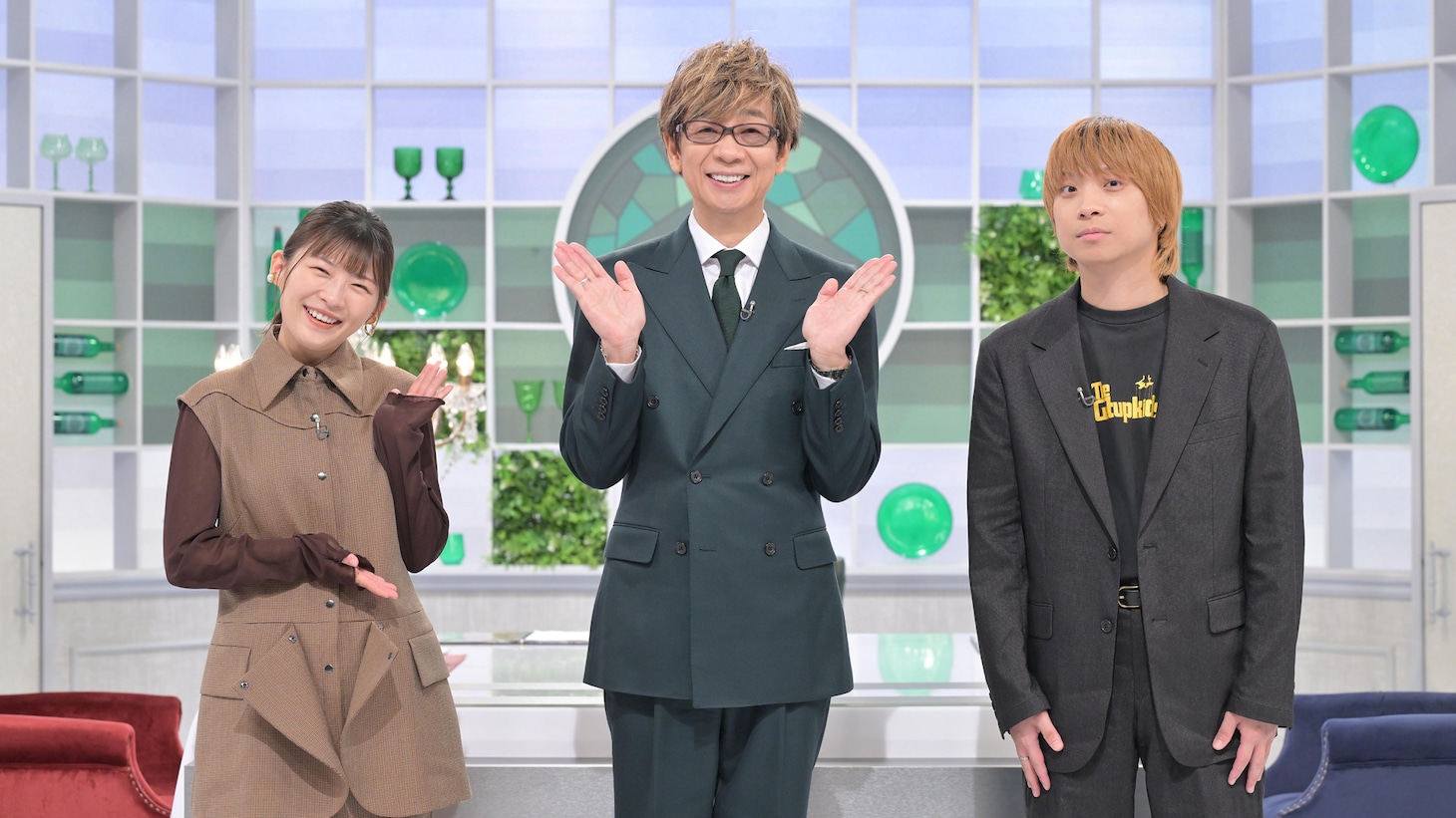 「ビストロボイス」10月4日放送回に出演する伊藤沙莉（左）、 山寺宏一（中央）、尾崎世界観（右）