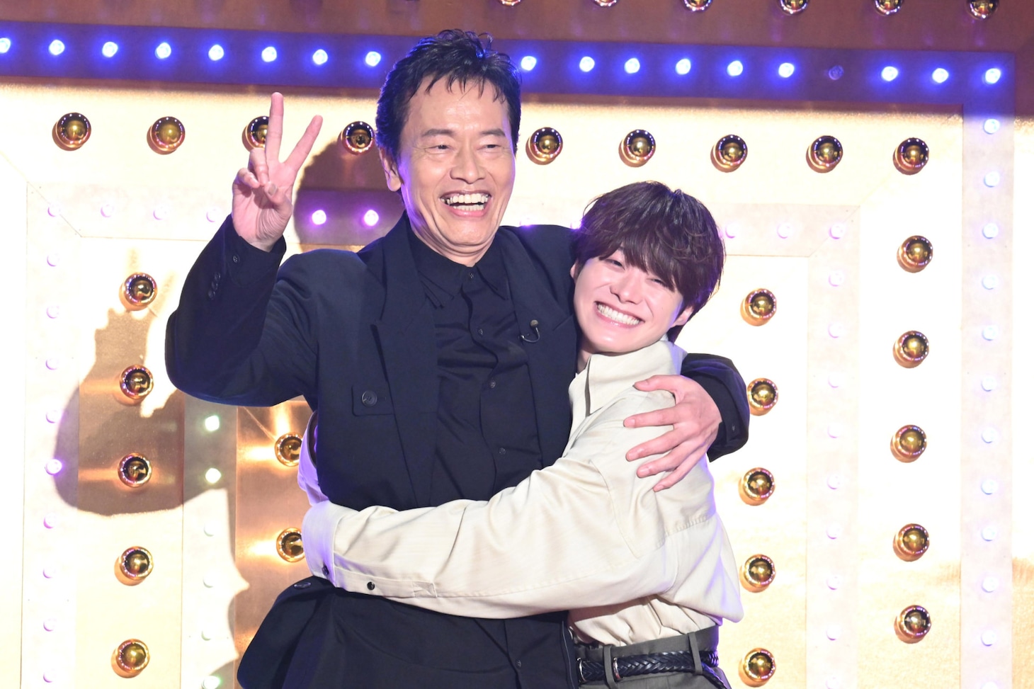 「しゃべくり007」10月6日放送回にゲスト出演した遠藤憲一（左）と大橋和也（右）