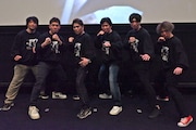 「プロセキューター」トークイベントにて、左から田中大登、田中信彦、大内貴仁、柴田洋助、山本裕昭、本島靖大