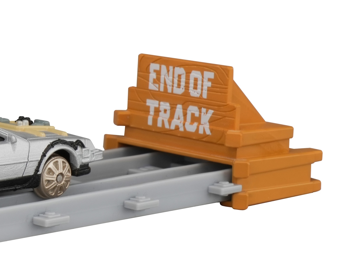 タカラトミー「プラレール バック・トゥ・ザ・フューチャーPART3 蒸気機関車131号＆タイムマシン」より、付属品の車止め