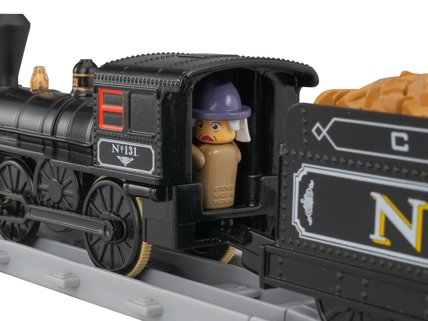 タカラトミー「プラレール バック・トゥ・ザ・フューチャーPART3 蒸気機関車131号＆タイムマシン」のイメージ