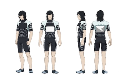 「ひゃくえむ。」財津のキャラクター設定画