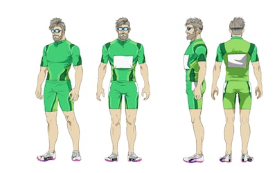 「ひゃくえむ。」海棠のキャラクター設定画