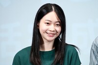 ドラマ「ぼくたちん家」第1話完成披露試写会に登壇した白鳥玉季。劇中では15歳の訳アリ少女・楠ほたるを演じる