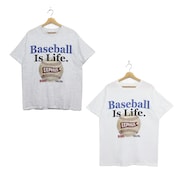 「さよならはスローボールで」×TAMANIWAのタイアップTシャツ(グレー・白 / 税込5940円)