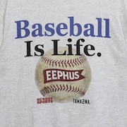 「さよならはスローボールで」×TAMANIWAのタイアップTシャツ(グレー / 税込5940円)