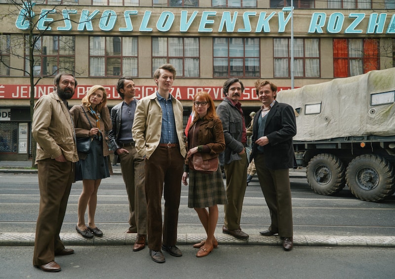 「プラハの春 不屈のラジオ報道」場面写真