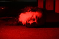 床下に展示されていた生首の美術品