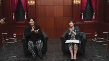 「舘ひろし シネマラウンジ」にゲスト出演した磯村勇斗（左）