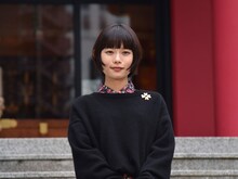 「ミーツ・ザ・ワールド」ヒット祈願イベントでの杉咲花