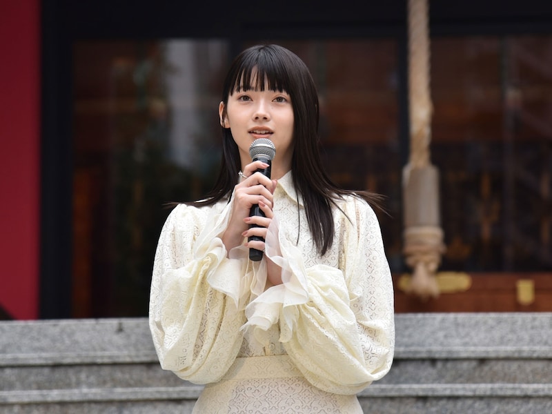 「ミーツ・ザ・ワールド」ヒット祈願イベントでの南琴奈