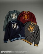 ハリー・ポッター / サガラ刺繍ロゴプルオーバー（Red、Yellow、Navy、Green  / 税込5990円）
