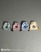 ハリー・ポッター / ストライプ巾着（Red、Yellow、Navy、Green  / 税込1999円）