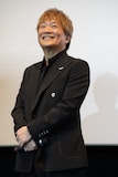 劇場版「牙狼<GARO>TAIGA」初日舞台挨拶に登壇した影山ヒロノブ
