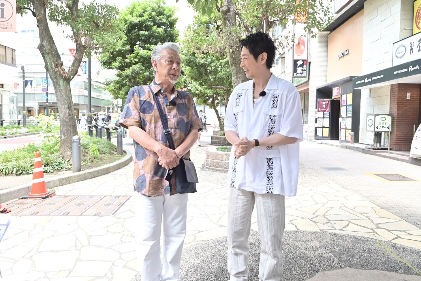 「じゅん散歩 祝 10周年」より、ディーン・フジオカ（右）と高田純次（左）