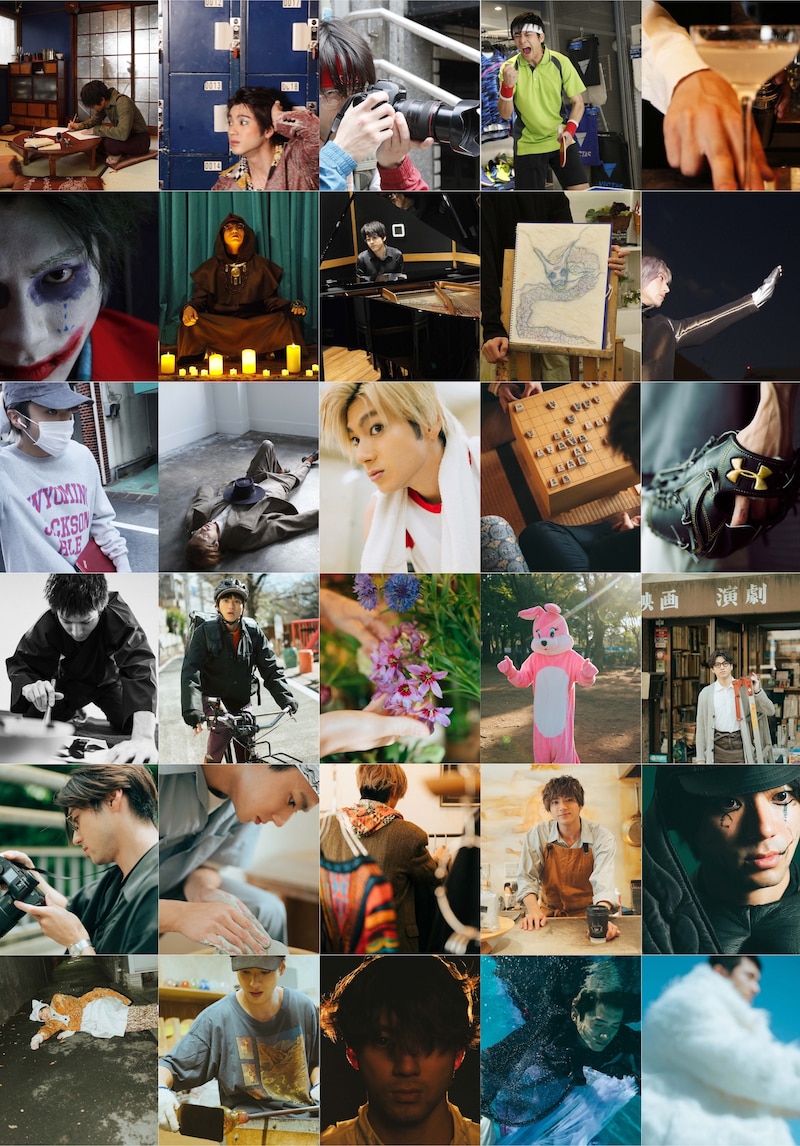 山田裕貴「怪人」収録カット集（東京ニュース通信社刊）