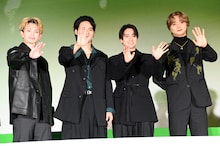 左から綱啓永、水上恒司、木戸大聖、JUNON（BE:FIRST）