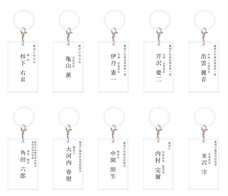 「相棒 season24」めじるしチャーム(全10種)