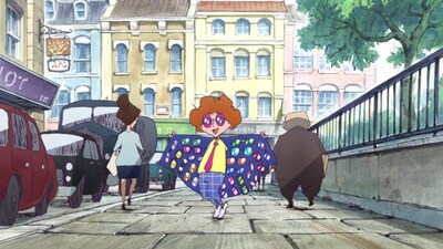 「トリツカレ男」場面カット。サングラス収集にとりつかれるジュゼッペ