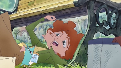 「トリツカレ男」場面カット。昆虫採集にとりつかれるジュゼッペ